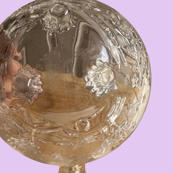 Mikasa Crystal Basket Santa's Sleigh With Reindeer Christmas Night - Picture 5 of 8